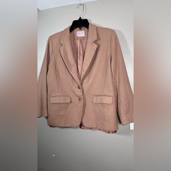 PENDLETON Petite Brown 100% Wool Blazer Womens Size 6 - Picture 2 of 5